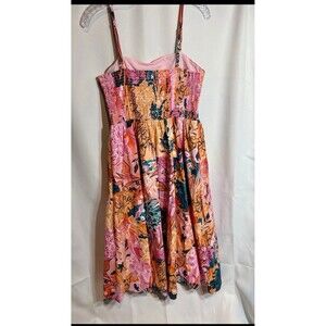Anthropologie Hutch Sleeveless Drop-Waist Midi Dress Woman’s Size Medium NWT